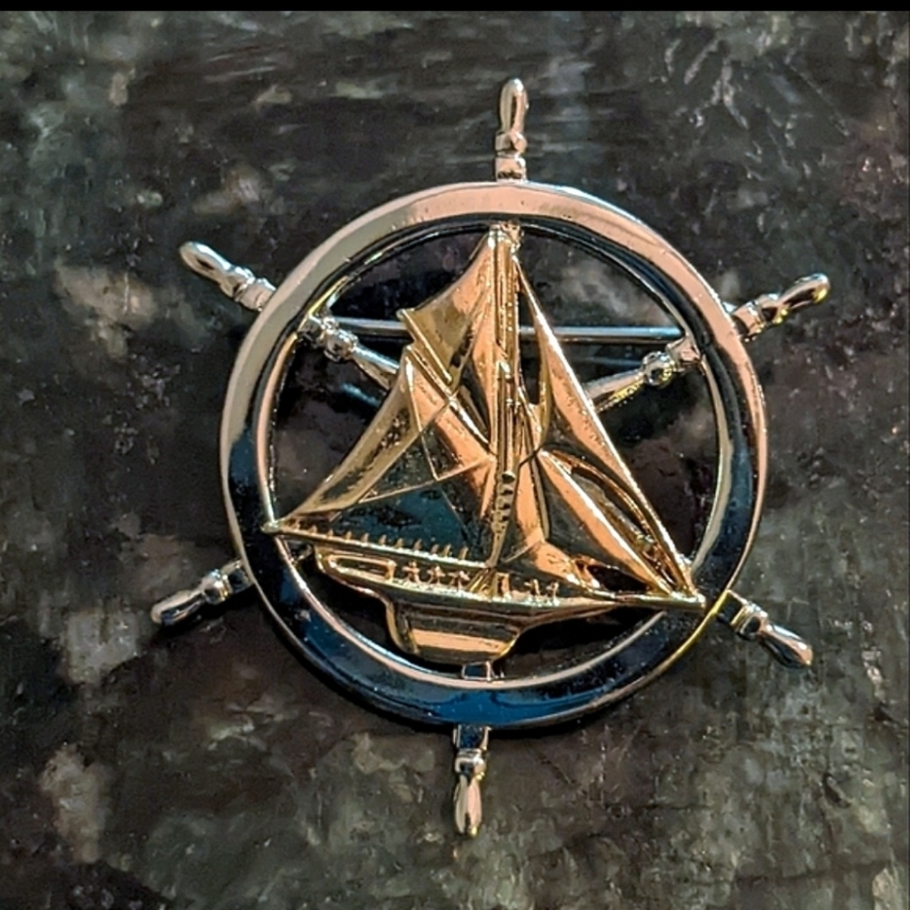Vtg Nautical Pin